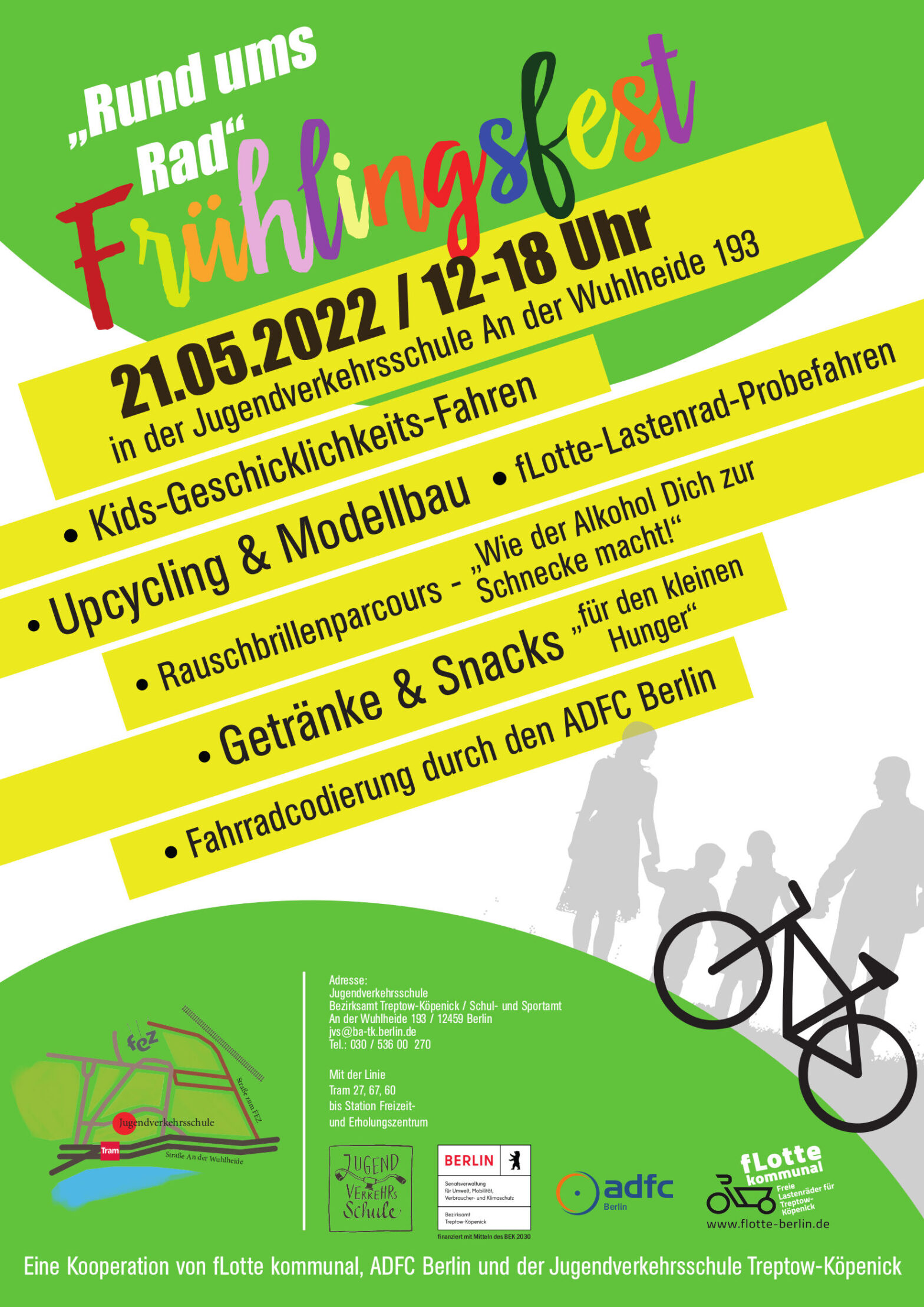 Frühlingsfest „Rund ums Rad“ – 21. Mai 12-18 Uhr in der Wuhlheide