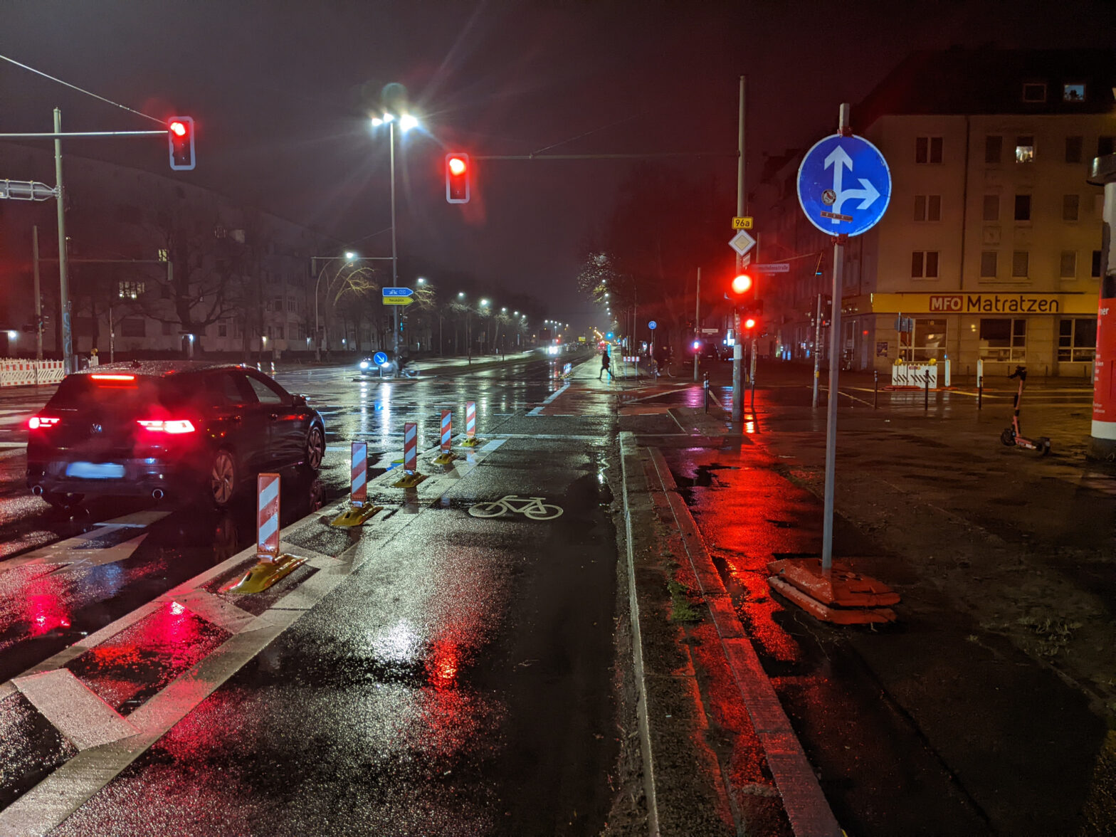 An der B96a entsteht weitere gesicherte Radinfrastruktur.